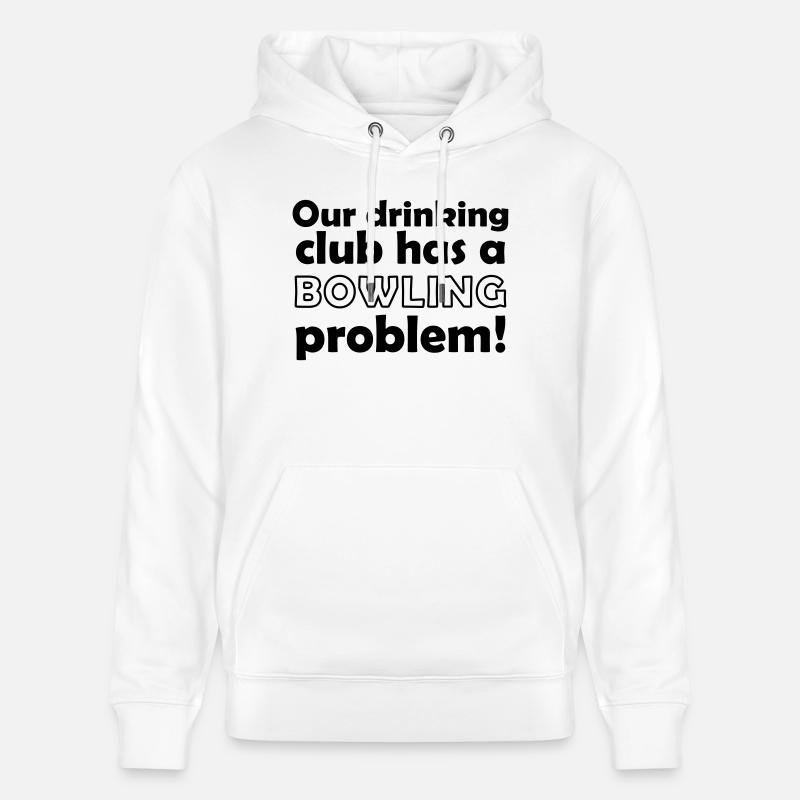 bowling problem - Stanley/Stella Unisex Bio-Hoodie CRUISER  - Weiß