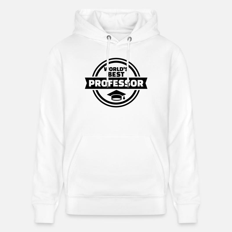 Professor - Sweat à capuche bio CRUISER Stanley/Stella Unisexe - blanc
