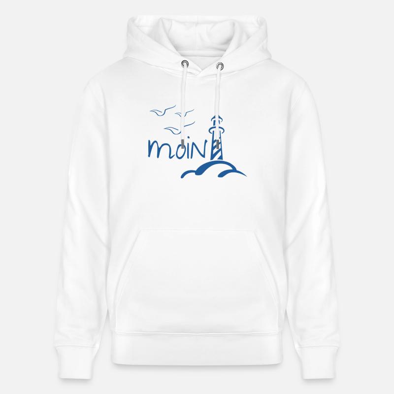 Moin - Sweat à capuche bio CRUISER Stanley/Stella Unisexe - blanc