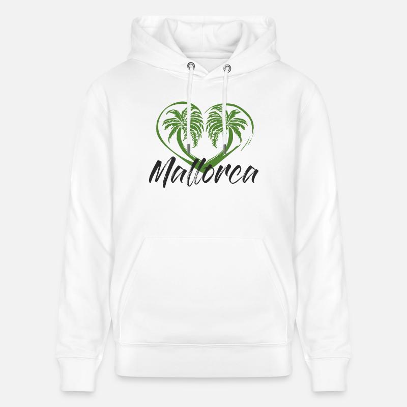 Vacances Majorque - Sweat à capuche bio CRUISER Stanley/Stella Unisexe - blanc