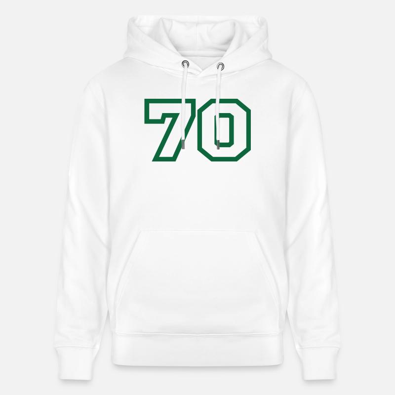 Numéro 70 sport - Sweat à capuche bio CRUISER Stanley/Stella Unisexe - blanc