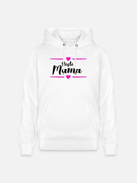 Best Mom - Stanley/Stella CRUISER Unisex Organic Hoodie - white