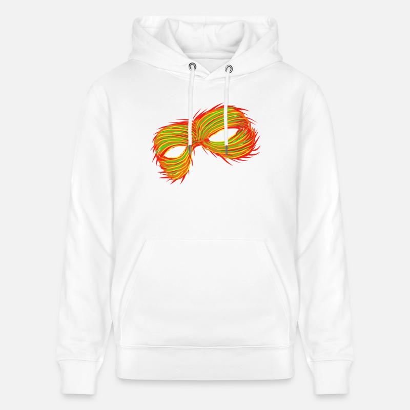 Masque : Focus sur le mysticisme - Sweat à capuche bio CRUISER Stanley/Stella Unisexe - blanc