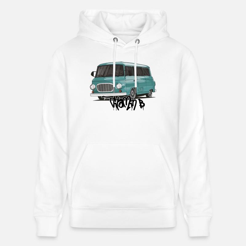 Barkas B1000 // Illustration - Sweat à capuche bio CRUISER Stanley/Stella Unisexe - blanc