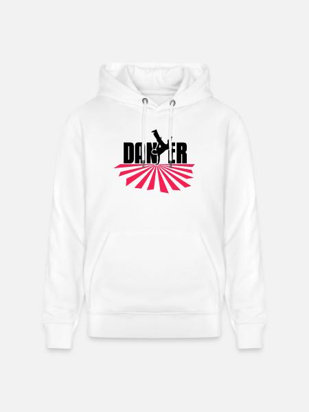 dancer - Stanley/Stella CRUISER Unisex Organic Hoodie - white