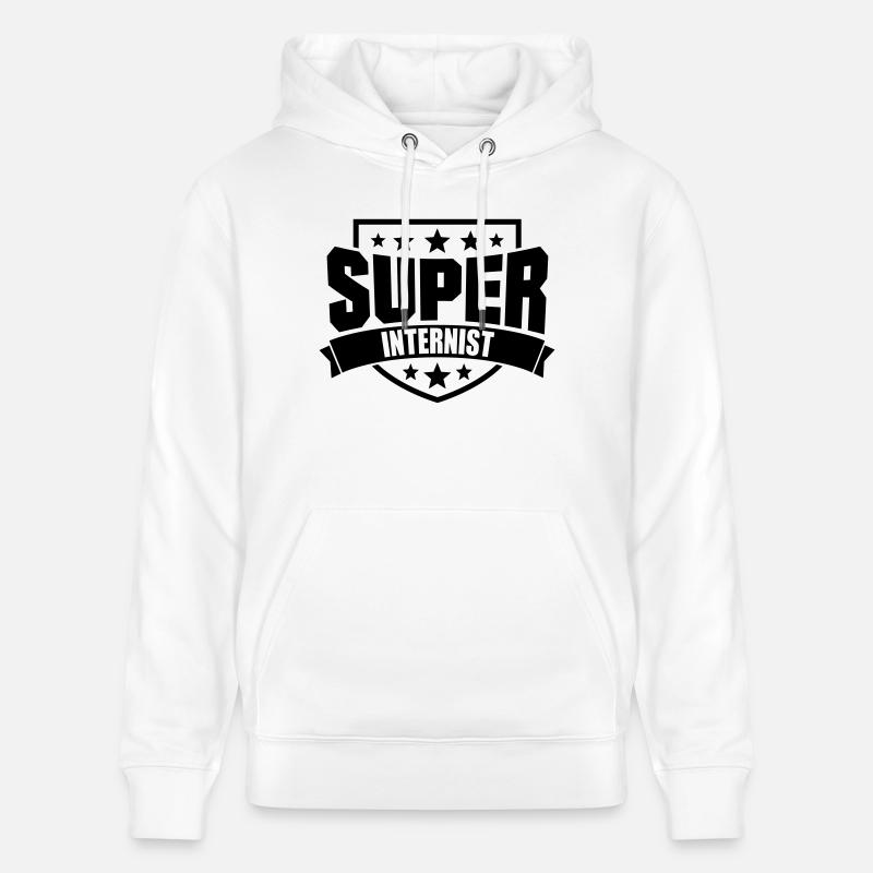 Super Internist - Stanley/Stella Unisex Bio-Hoodie CRUISER  - Weiß