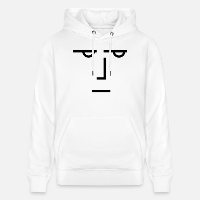 Ein ernster Blick - Stanley/Stella Unisex Bio-Hoodie CRUISER  - Weiß