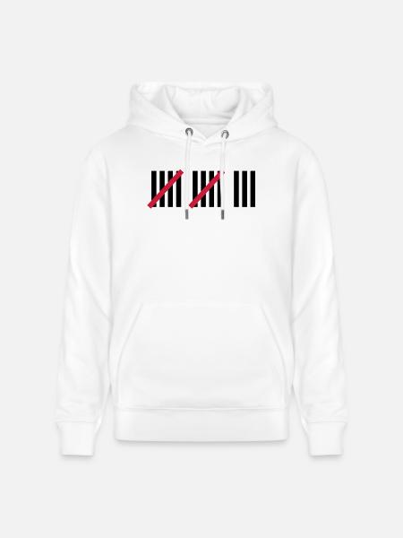 13th Birthday - Stanley/Stella CRUISER Unisex Organic Hoodie - white