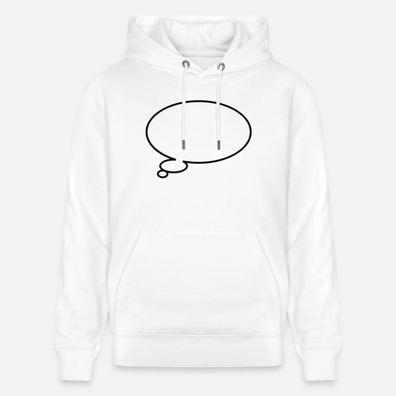 Thinking bubble - Sweat à capuche bio CRUISER Stanley/Stella Unisexe - blanc