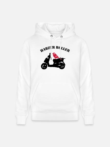 Harzer Roller - Stanley/Stella Unisex Bio-Hoodie CRUISER  - Weiß
