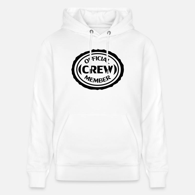 Official Crew Member - Sweat à capuche bio CRUISER Stanley/Stella Unisexe - blanc