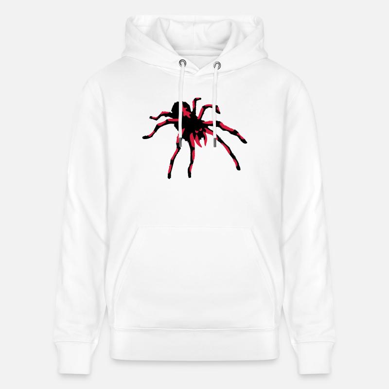 Tarantula Spider - Sweat à capuche bio CRUISER Stanley/Stella Unisexe - blanc