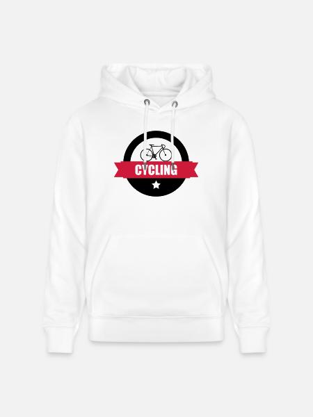 Cycling - Sweat à capuche bio CRUISER Stanley/Stella Unisexe - blanc
