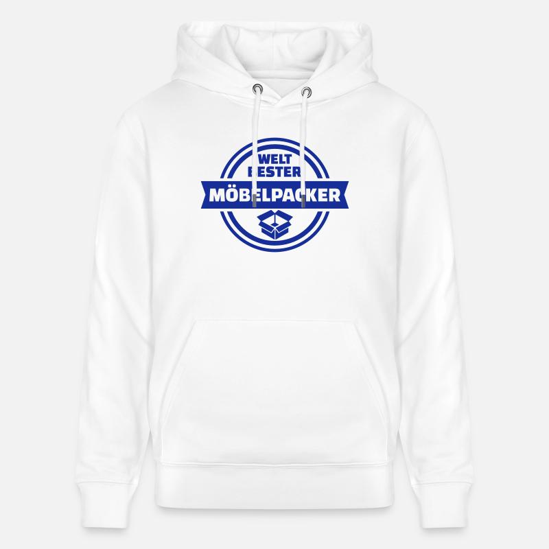 Möbelpacker - Stanley/Stella Unisex Bio-Hoodie CRUISER  - Weiß