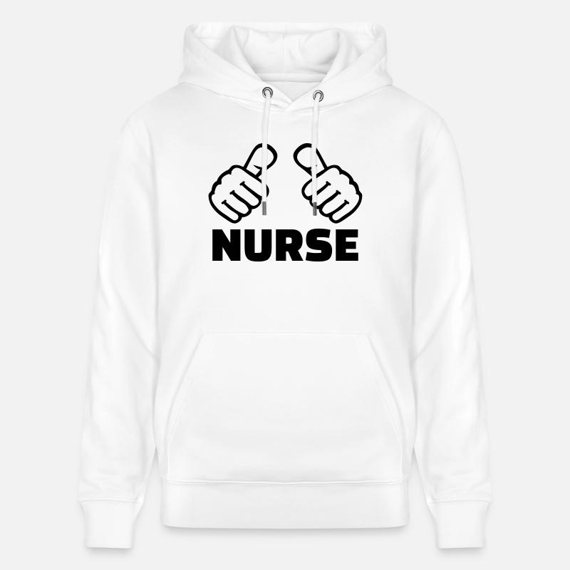 Infirmière - Sweat à capuche bio CRUISER Stanley/Stella Unisexe - blanc
