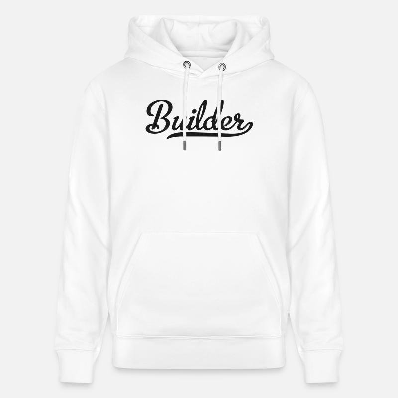 Constructeur - Sweat à capuche bio CRUISER Stanley/Stella Unisexe - blanc