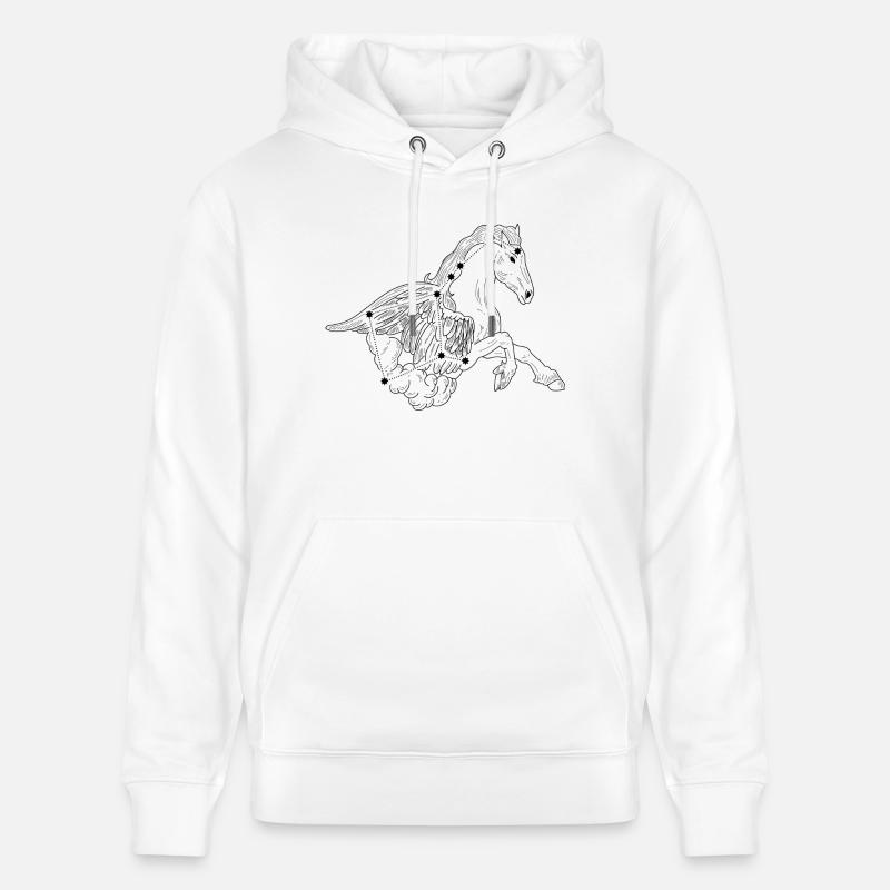 Constellation - Sweat à capuche bio CRUISER Stanley/Stella Unisexe - blanc