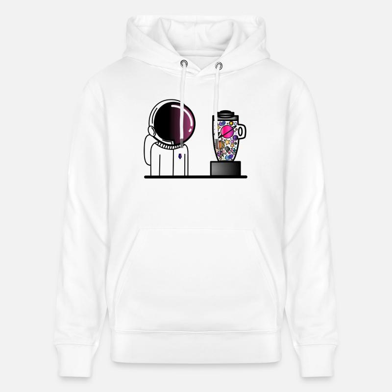 L’envie de mélanger l’univers - Sweat à capuche bio CRUISER Stanley/Stella Unisexe - blanc