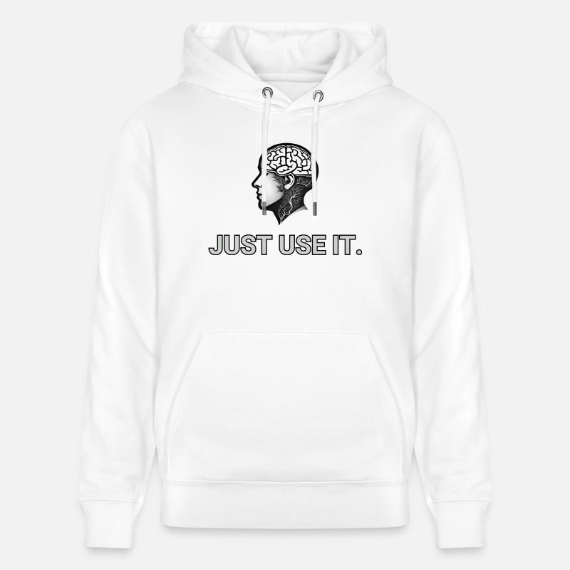 NUTZEN SIE ES EINFACH - Stanley/Stella Unisex Bio-Hoodie CRUISER - Weiß