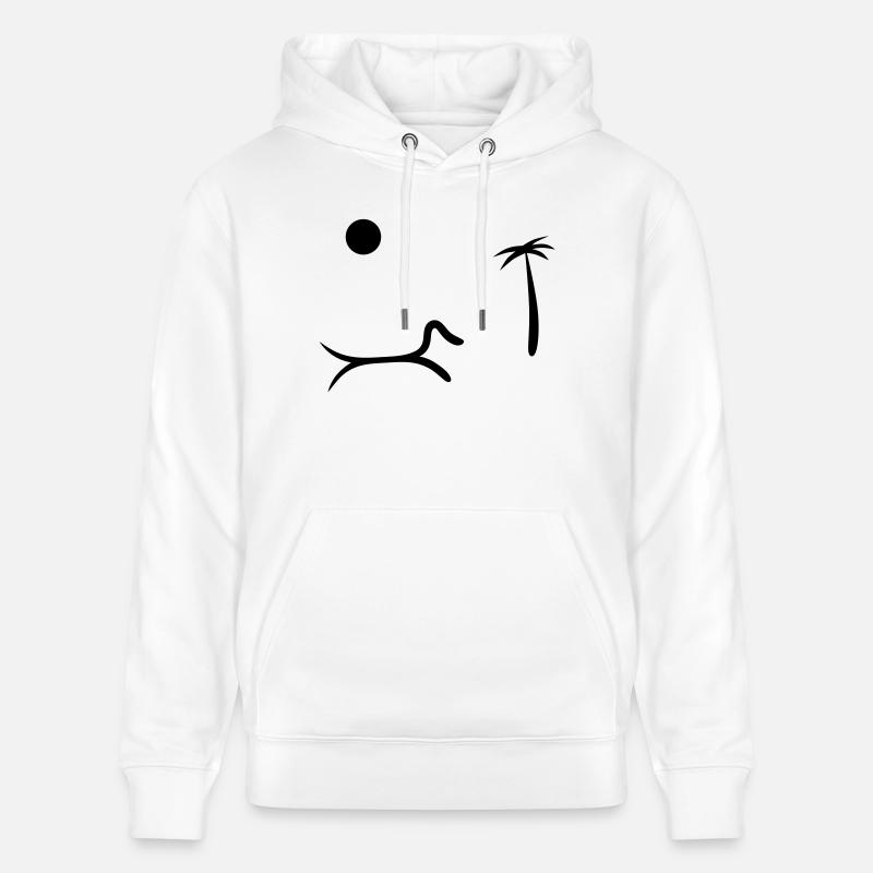 Vacances d’été teckel - Sweat à capuche bio CRUISER Stanley/Stella Unisexe - blanc