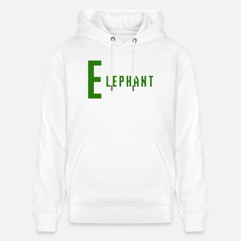 Elephant - Stanley/Stella Unisex Bio-Hoodie CRUISER  - Weiß