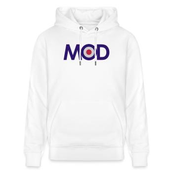 Mod - Stanley/Stella Unisex Bio-Hoodie CRUISER  - Weiß - Vorne - Alina (178cm) & Michal (187cm)