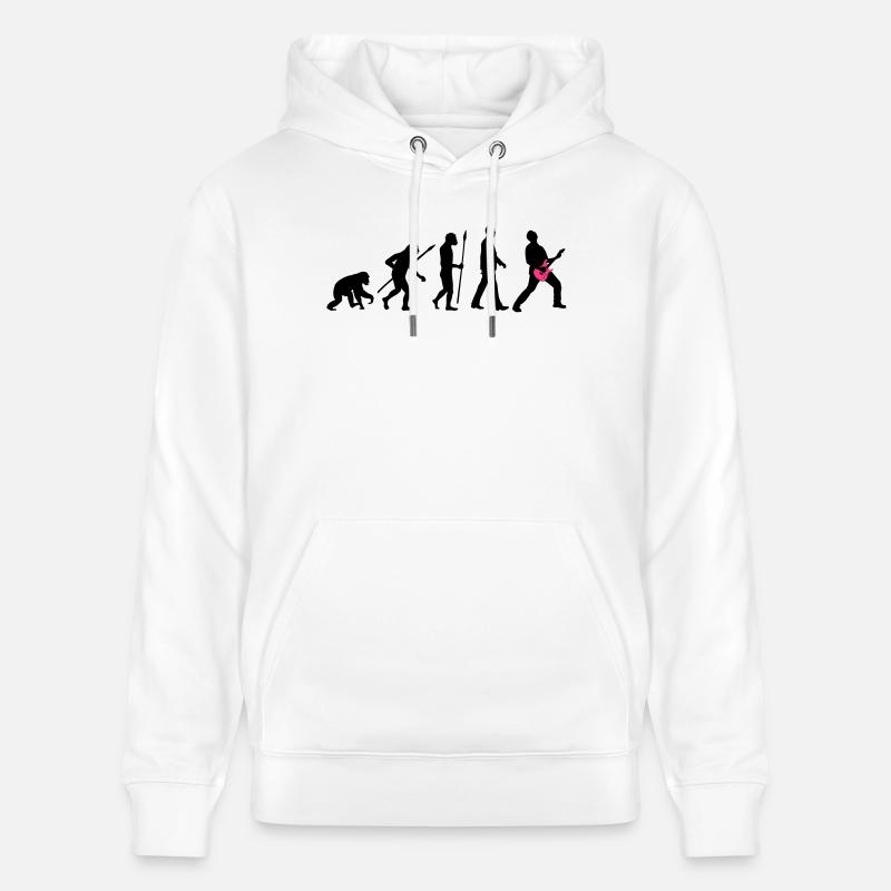 evolution_rocks_032012_d_2c - Sweat à capuche bio CRUISER Stanley/Stella Unisexe - blanc