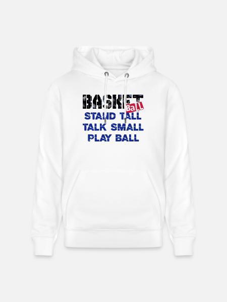 basketball 05 - Stanley/Stella CRUISER Unisex Organic Hoodie - white
