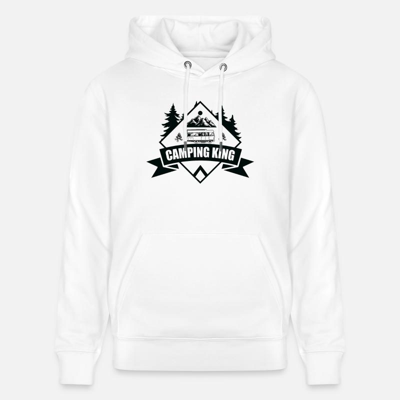 Camping camping-car caravane aventure - Sweat à capuche bio CRUISER Stanley/Stella Unisexe - blanc
