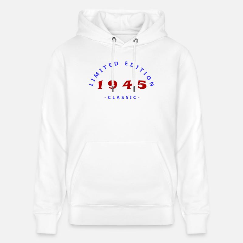 1945, édition limitée - Sweat à capuche bio CRUISER Stanley/Stella Unisexe - blanc