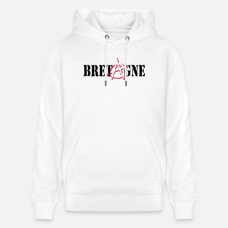 Anarchy Bretagne - Sweat à capuche bio CRUISER Stanley/Stella Unisexe - blanc