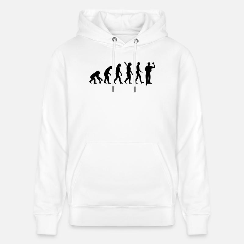Evolution Darts - Stanley/Stella Unisex Bio-Hoodie CRUISER  - Weiß