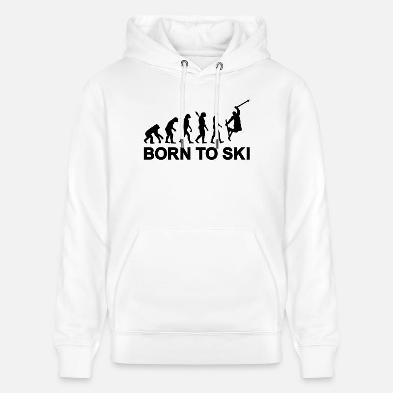 Evolution Ski - Stanley/Stella Unisex Bio-Hoodie CRUISER  - Weiß
