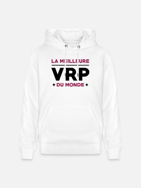 VRP / Commercial / Commerce / Vente / Vendeur - Sweat à capuche bio CRUISER Stanley/Stella Unisexe - blanc