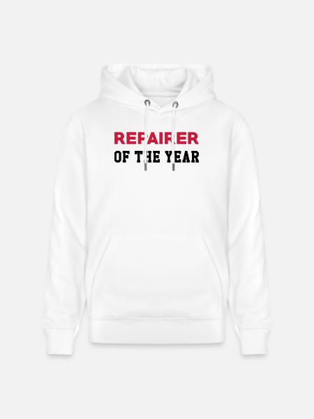 reparation / repair / repairer / DIY - Stanley/Stella CRUISER økologisk unisex-hoodie - hvid