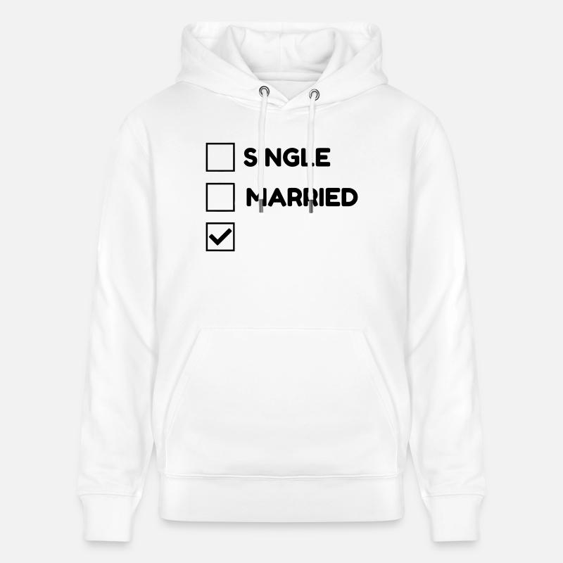 A Personnaliser / Custom / Customiser / Customize - Sweat à capuche bio CRUISER Stanley/Stella Unisexe - blanc