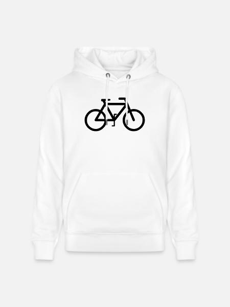 Fahrrad - Stanley/Stella Unisex Bio-Hoodie CRUISER  - Weiß