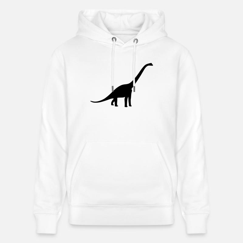 Dinosaure - Sweat à capuche bio CRUISER Stanley/Stella Unisexe - blanc