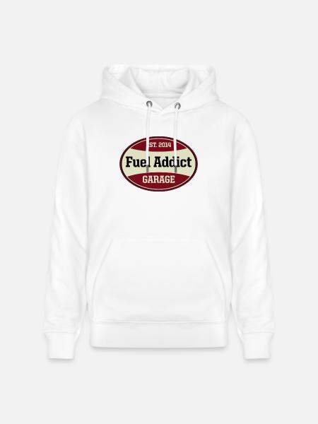 Fuel Addict - Stanley/Stella Unisex Bio-Hoodie CRUISER  - Weiß