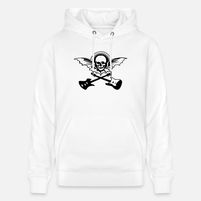 flugschaedel_092011_a_1c - Sweat à capuche bio CRUISER Stanley/Stella Unisexe - blanc