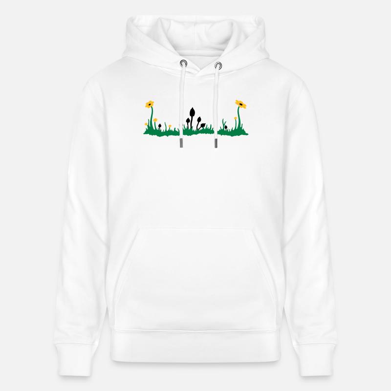 magic mushroom - Sweat à capuche bio CRUISER Stanley/Stella Unisexe - blanc