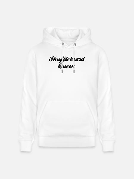 shuffleboard queen - Stanley/Stella CRUISER Unisex Organic Hoodie - white