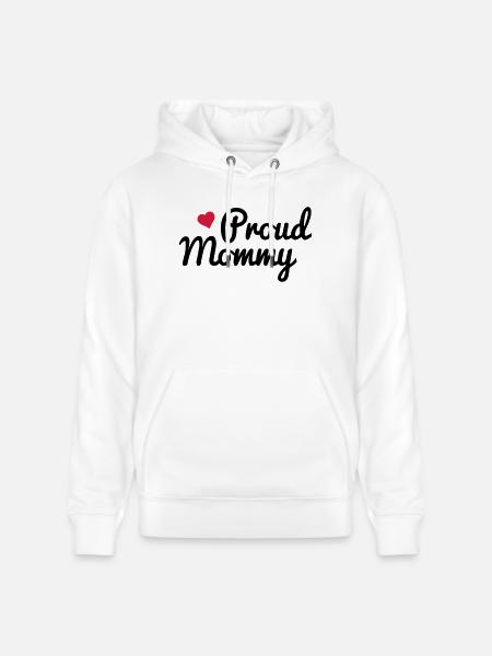 Proud Mommy - Stanley/Stella Unisex Bio-Hoodie CRUISER - Weiß