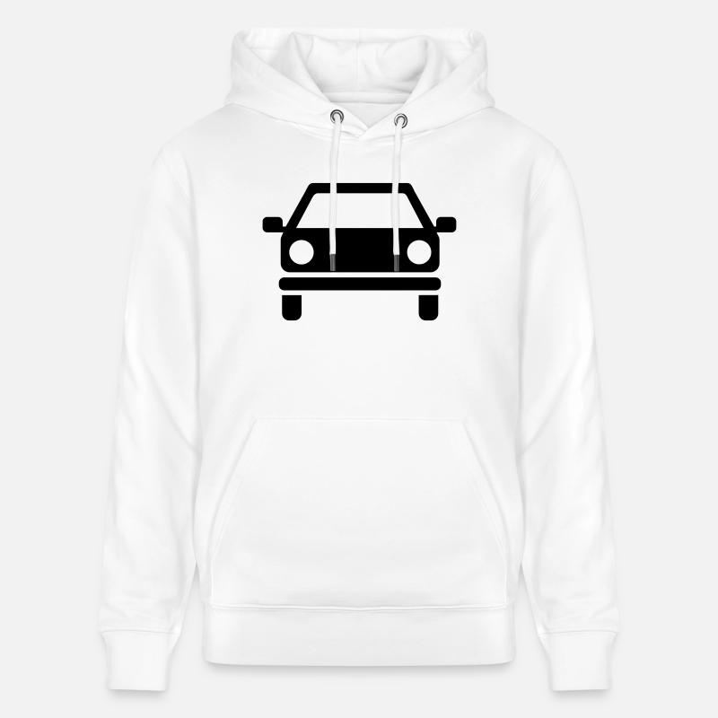 Voiture - Sweat à capuche bio CRUISER Stanley/Stella Unisexe - blanc