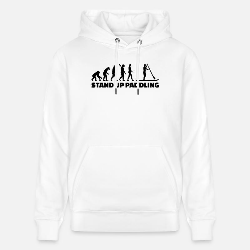 Evolution Stand up paddling - Sweat à capuche bio CRUISER Stanley/Stella Unisexe - blanc