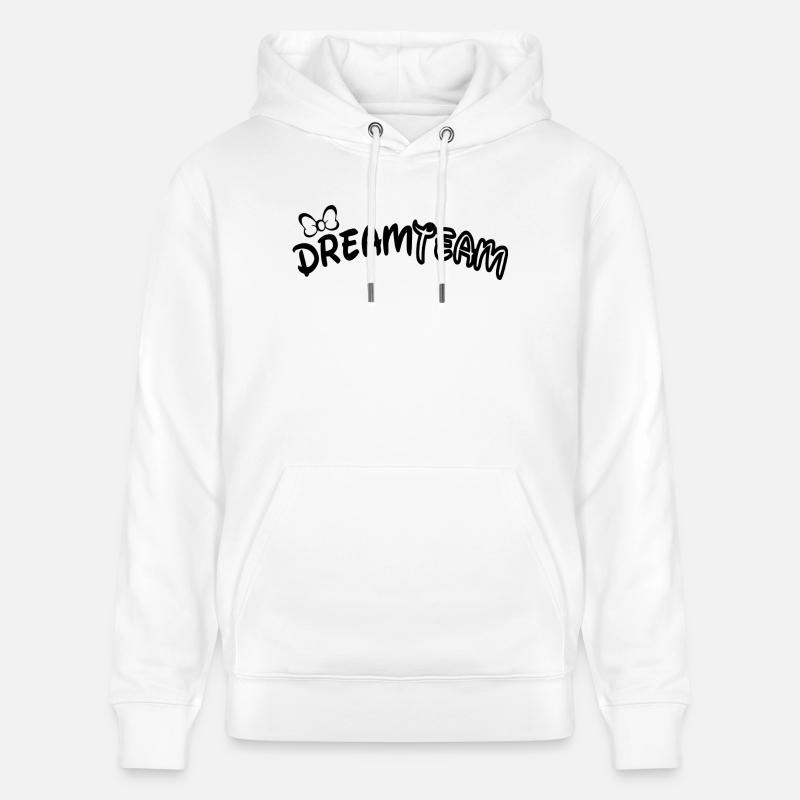 Équipe de rêve - Sweat à capuche bio CRUISER Stanley/Stella Unisexe - blanc