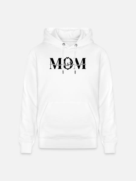 Best Mom 2 black - Stanley/Stella CRUISER Unisex Organic Hoodie - white