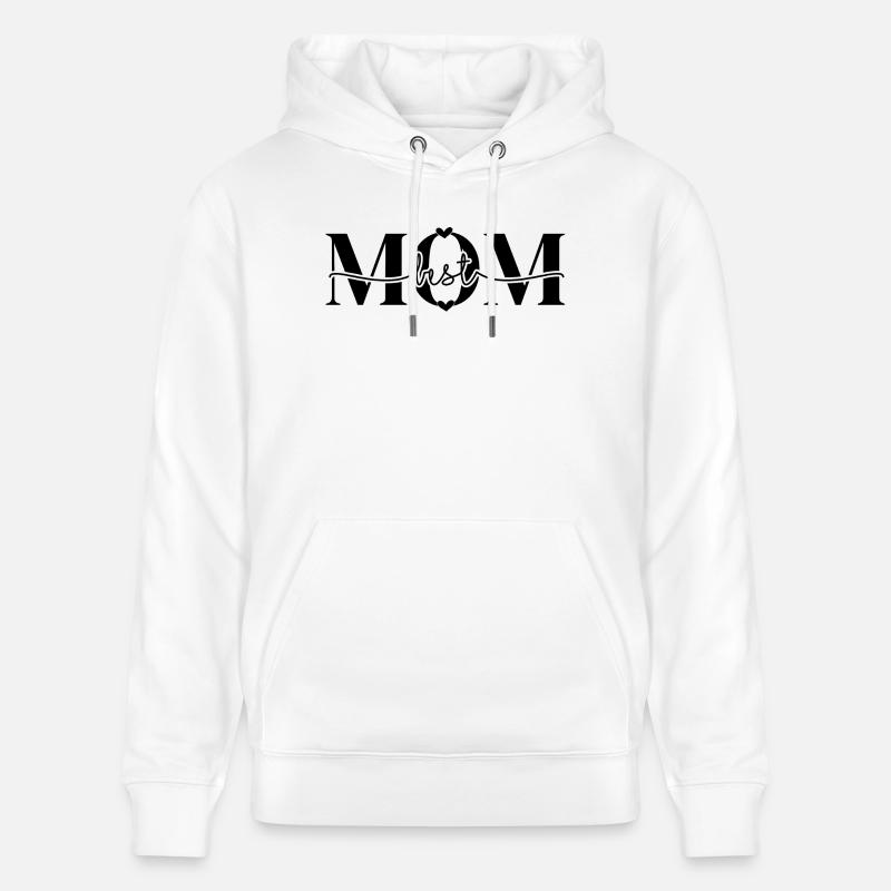 Meilleure maman 2 noir - Sweat à capuche bio CRUISER Stanley/Stella Unisexe - blanc