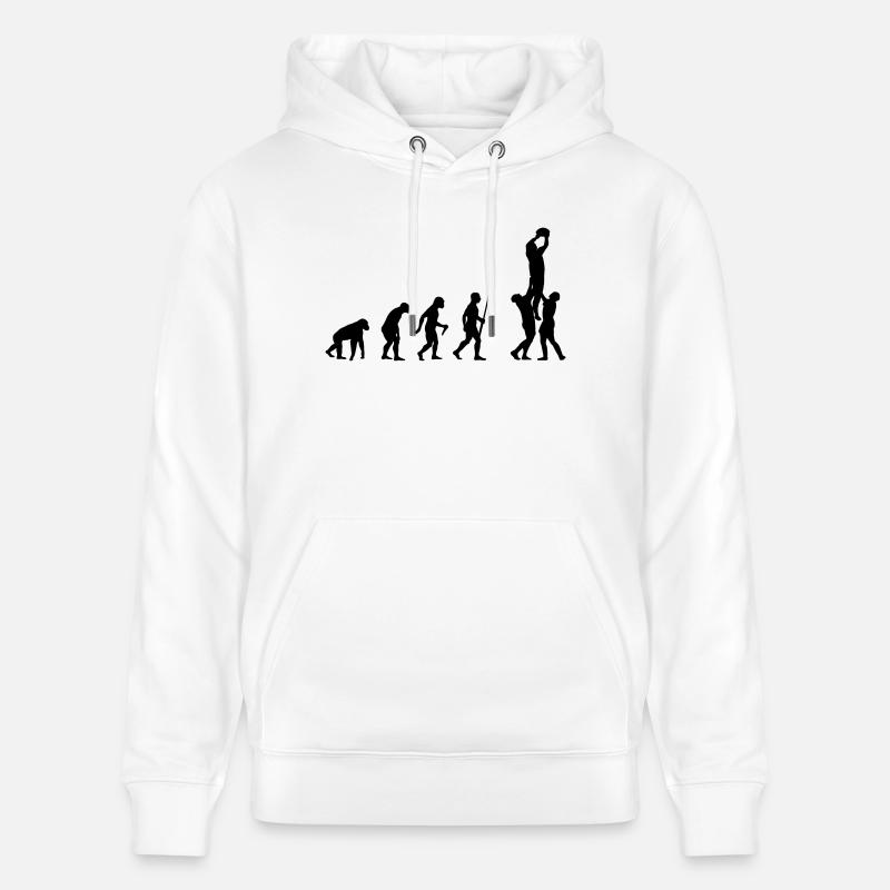 Evolution Rugby - Stanley/Stella Unisex Bio-Hoodie CRUISER  - Weiß