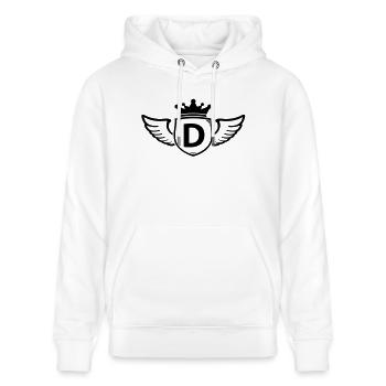 d - Stanley/Stella Unisex Bio-Hoodie CRUISER  - Weiß - Vorne - Alina (178cm) & Michal (187cm)